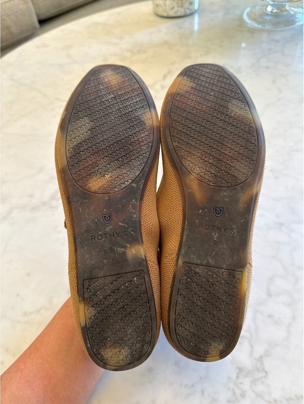 Rothy's Brown Mary Jane Flats, Size 9 - Picture 2 of 3